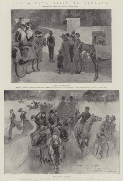 La Visita de la Reina a Irlanda de Henry Charles Seppings Wright